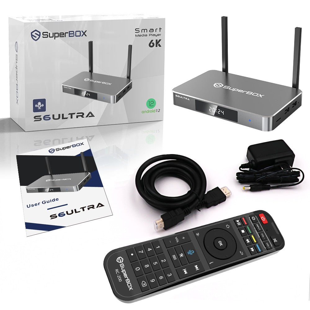 2025 SuperBOX S6Ultra Andriod TV Box 4GB RAM 128GB ROM